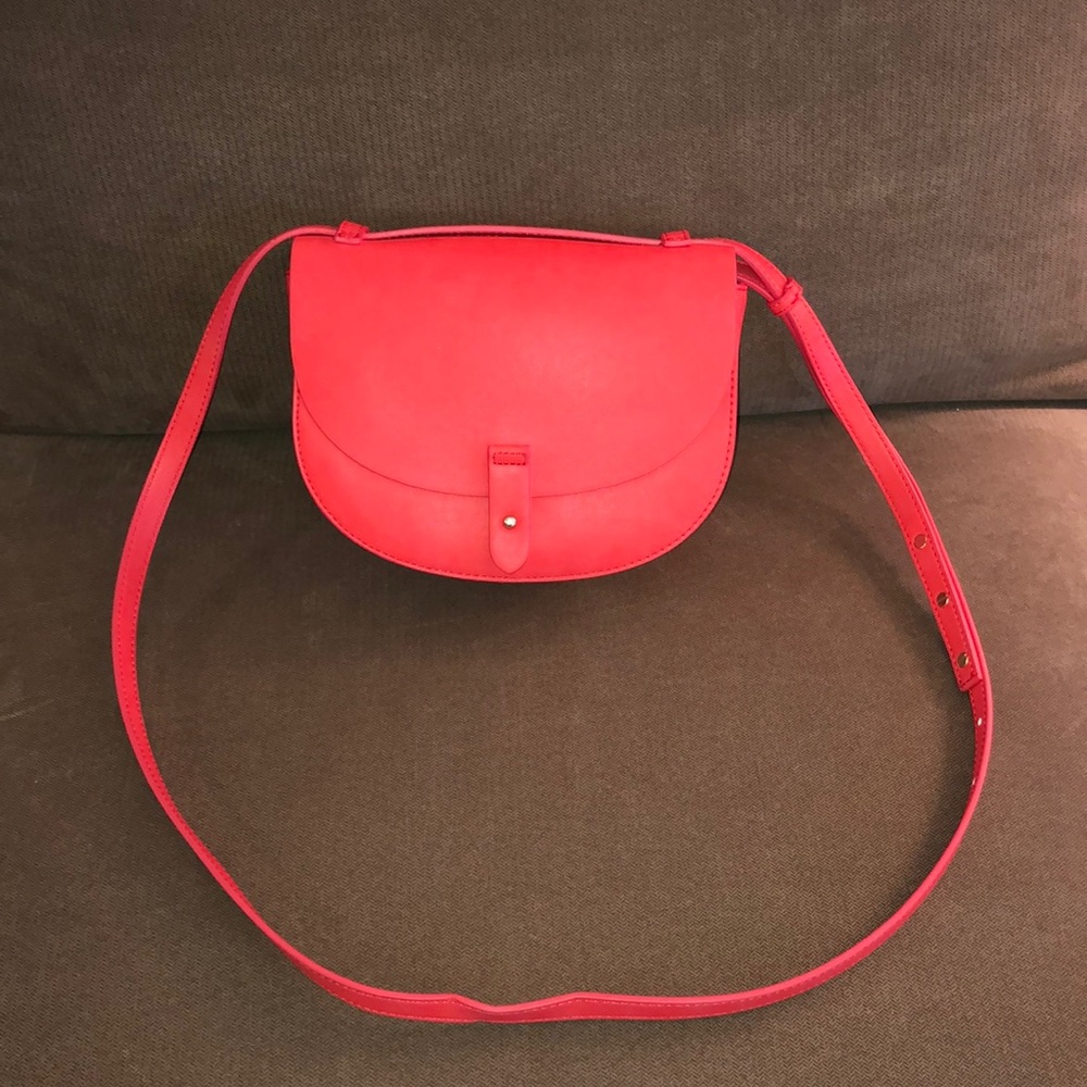 Pink crossbody purse